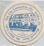 beer coaster from New Haven Nighthawk Brewing Co ( CT-NHB-4 )