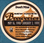 beer coaster from New Haven Nighthawk Brewing Co ( CT-NWB-1 )