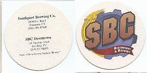 beer coaster from Spacecat Brewing Co. ( CT-SOU-3 )