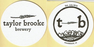 beer coaster from These Guys Brewing Company LLC ( CT-TAYL-2 )