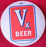 beer coaster from Weibel Brewing Co, The ( CT-WEH-10 )