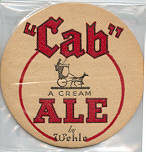 beer coaster from Weibel Brewing Co, The ( CT-WEH-3 )