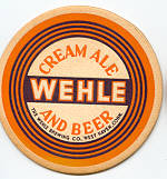 beer coaster from Weibel Brewing Co, The ( CT-WEH-4 )