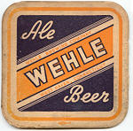 beer coaster from Weibel Brewing Co, The ( CT-WEH-7 )