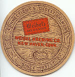 beer coaster from Weidemann Brewing ( CT-WEI-2 )