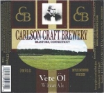 beer label from Carsons Restaurant & Brewery ( CT-CARL-LAB-4 )