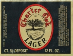 beer label from Charter Oak Brewing (Beer) Co. ( CT-CHAT-LAB-1 )