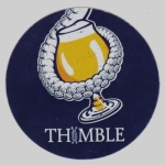 beer magnet from Thomas Hooker (Trout Brook) Brewing Co. ( CT-THIM-MAG-1 )