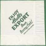 beer napkin from Kent Falls Brewing Co ( CT-HULM-NAP-1 )