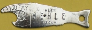 beer opener from Weibel Brewing Co, The ( CT-WEH-OPN-8 )