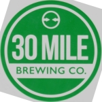 beer sticker from 5 Churches Brewing ( CT-30MI-STI-1 )