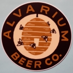 beer sticker from Area TWO ( CT-ALVA-STI-1 )