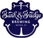 beer sticker from Bank Street Brewing ( CT-BANK-STI-1 )