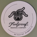 beer sticker from Forest City Brewing ( CT-FOOL-STI-1 )