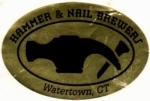 beer sticker from Hanging Hills Brewing Company ( CT-HNB-STI-1 )