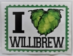 beer sticker from Witchdoctor Brewing Co ( CT-WIL-STI-3 )