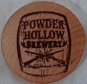 beer token/coin from Problem Solved Brewing Co. ( CT-POWD-TOK-2 )