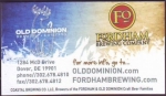 beer business card and similar from Fordham Brewing Co. ( DE-OLDD-BIZ-1 )