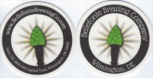 beer coaster from Bethany Brewing ( DE-BELL-2 )