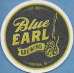 beer coaster from Blue Hen Beer Co. ( DE-BLUE-1 )