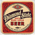 beer coaster from Dog Pirate Beer Co. ( DE-DIAM-5 )