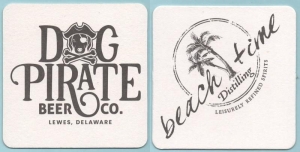 beer coaster from Dogfish Head Brewery ( DE-DOGP-1 )