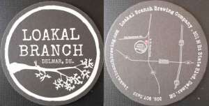 beer coaster from Midnight Oil Brewing ( DE-LOAK-4 )