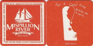 beer coaster from Ocean View Brewing Company ( DE-MISP-2 )