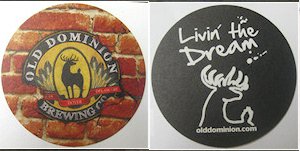 beer coaster from Fordham Brewing Co. ( DE-OLDD-25 )