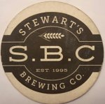 beer coaster from Stitch House Brewery ( DE-STEW-4 )