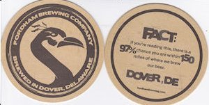 beer coaster from Fordham Brewing Co. ( MD-FORD-13 )