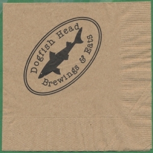 beer napkin from Dominion ( DE-DOGF-NAP-1 )