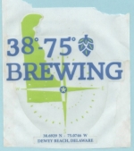 beer sticker from 3rd Wave Brewing ( DE-3875-STI-1 )