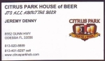 beer business card and similar from Civic Brewing Co. ( FL-CITR-BIZ-2 )