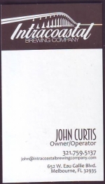 beer business card and similar from Intuition Ale Works ( FL-INTR-BIZ-2 )