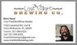 beer business card and similar from M.I.A. Brewing ( FL-LOST-BIZ-1 )