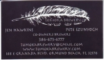 beer business card and similar from Tortugas Restaurant & Brewery ( FL-TMKA-BIZ-1 )