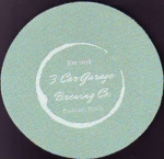 beer coaster from 3 Daughters Brewing ( FL-3CAR-2 )