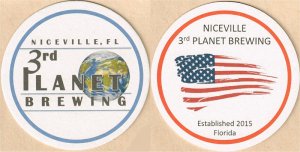 beer coaster from 5 Barrel, The ( FL-3PLAN-1 )