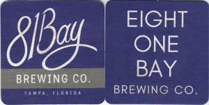 beer coaster from A Little Madness Brewing Company ( FL-81B-1 )