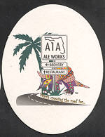 beer coaster from Aardwolf Pub & Brewery ( FL-A1A-11 )