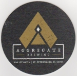 beer coaster from Alcatraz Brewing ( FL-AGGR-1 )