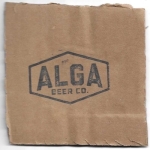 beer coaster from Amelia Island Brewing Co ( FL-ALGA-4 )