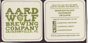 beer coaster from Abbey Brewing Co ( FL-ARD-2A )