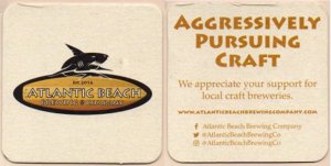 beer coaster from Atlantic Brewing Co. ( FL-ATLA-1 )