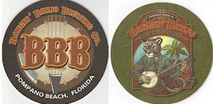 beer coaster from Barley Mow Brewing ( FL-BANG-1A )