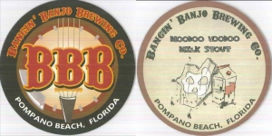 beer coaster from Barley Mow Brewing ( FL-BANG-5 )