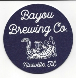 beer coaster from Beach Brewing Co. ( FL-BAYO-1 )