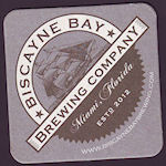 beer coaster from Black Flamingo Brewing Company ( FL-BISC-1 )