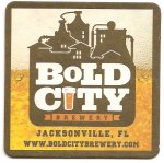 beer coaster from Bone Hook Brewing Co. ( FL-BOLD-3 )